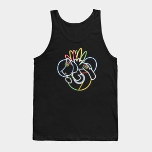 Neon Chrome Pony Tank Top